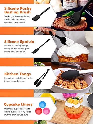 Square Air Fryer Accessories, Set Of 10 Fit For Cosori 5.8Qt, Instant Vortex Plus 6Qt, & Most 5.8Qt And Larger Capacity Air Fryers, Include Cake Pizza Pan, Rack, Egg Bite Mold, Etc #TOP5