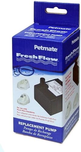 Miniatura 3 de Petmate Bomba de reemplazo de Deluxe de flujo fresco 120V - Instalación fácil - Adaptador de CA y cable incluido 29027