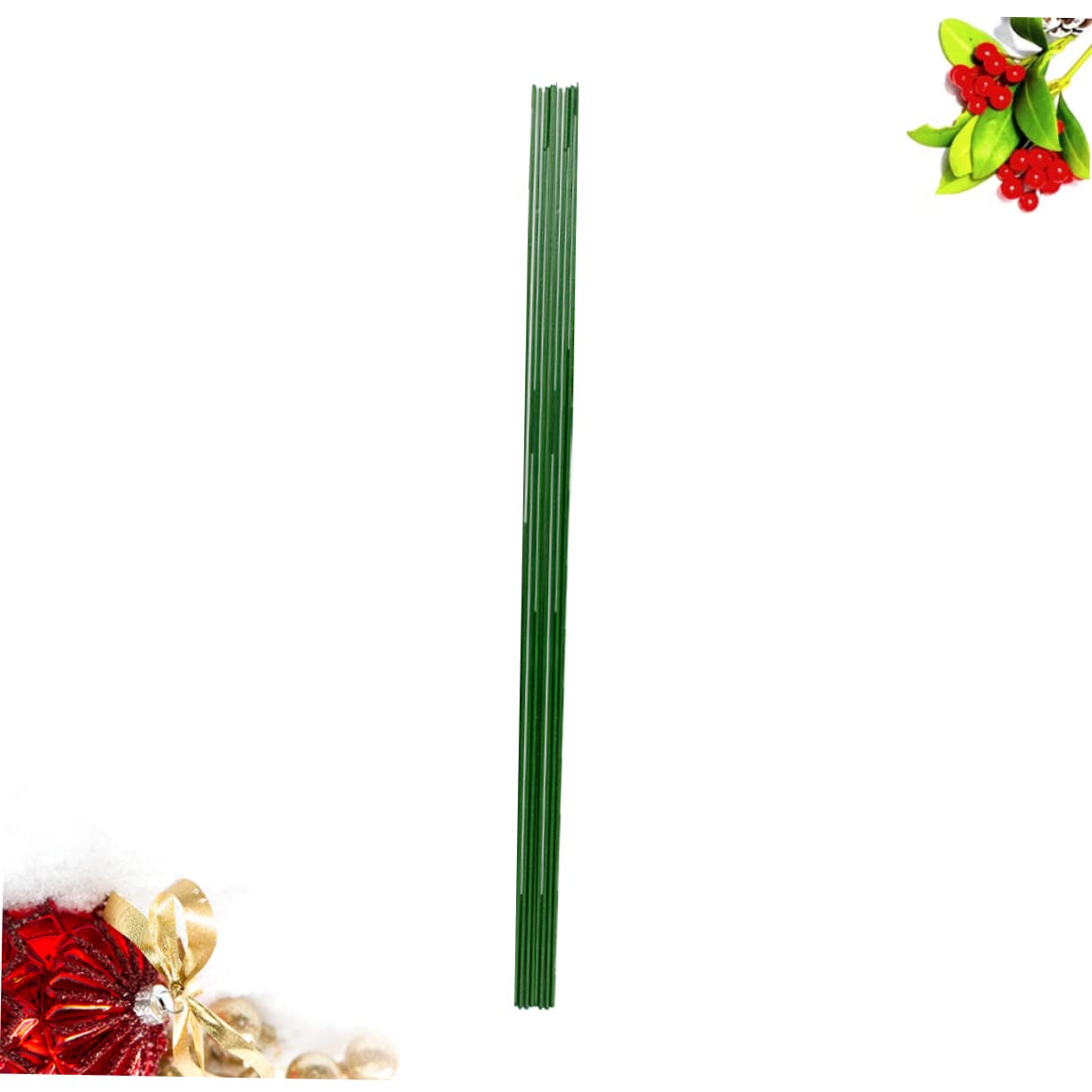 IWOWHERO Floral Stem Wire 200pcs Paper Rattan Rose Material Bendable for DIY Wreaths Bouquets