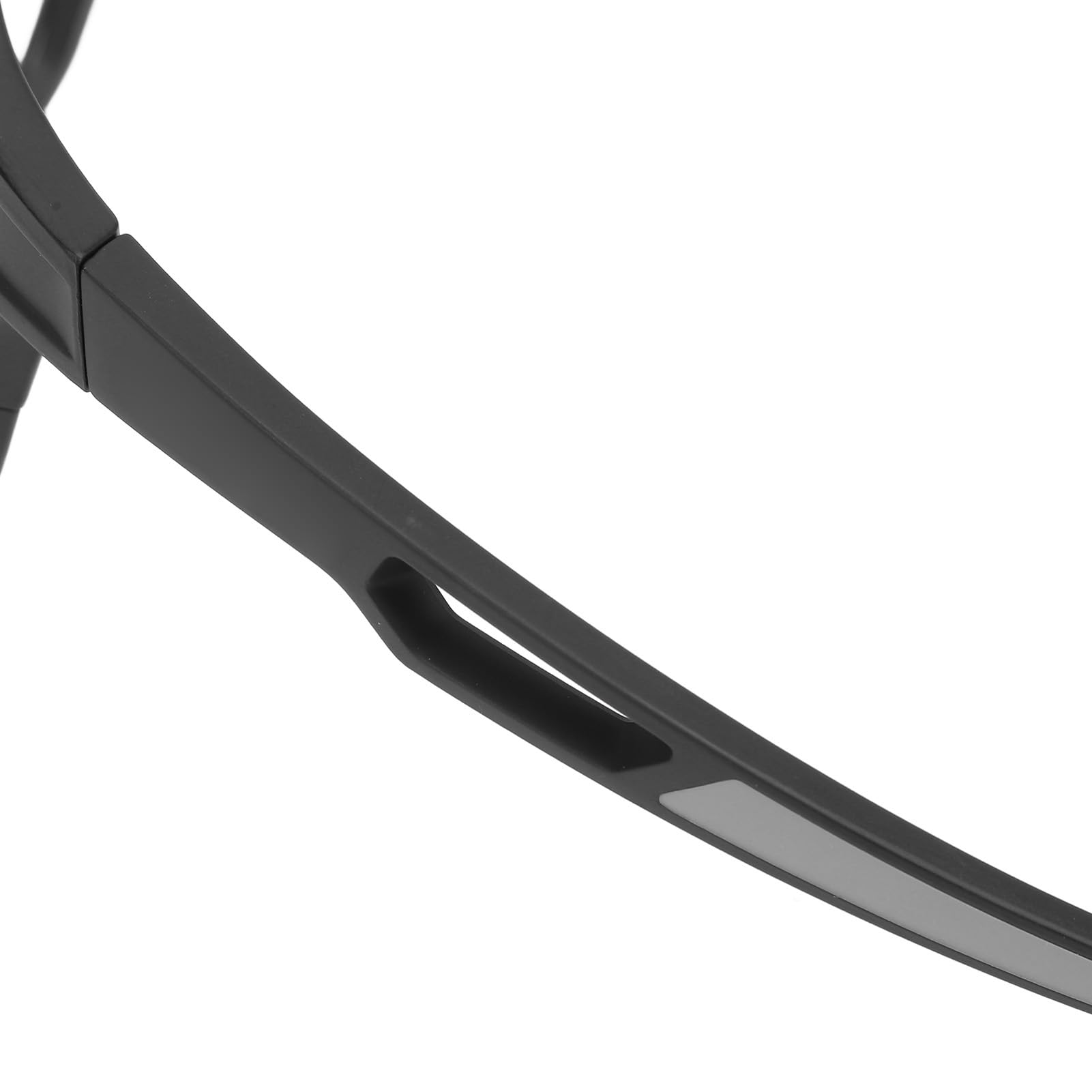 Spolaryzowane Okulary Rowerowe Lekkie, Wiatroszczelne, Krótkowzroczne Okulary Sportowe z Wymiennymi Czarnymi Soczewkami, Okulary Ochronne Owijane Gogle do Wędkowania za kierownicą