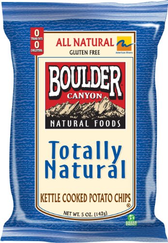 Image of Boulder Canyon Kettle Chips, Totally Natural, 5-Ounce Bags (Pack of 12)