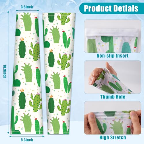 Image of Bebila Gardening Sleeves for Women Farm UV Sun Protection Anti-Scratch Cooling Sleeves with Thumb Hole Arms Cover Outdoors