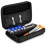 Acellegic Peptide Case 8 x 3ml + BAC & Case Holds Vials Water BAC Peptide GLP1, 3ml Vial Storage, Fridge Freezer Travel, with Mesh Pocket(Long Style)