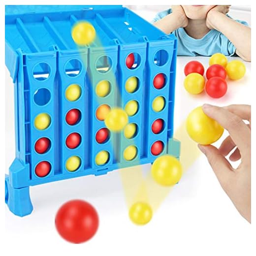 perfecthome Anslut 4 skjutspel, hopfällbart roligt 4-att-poäng spelset, delar klassiskt rutnät brädspel underhållning leksaker för barn säkerhet