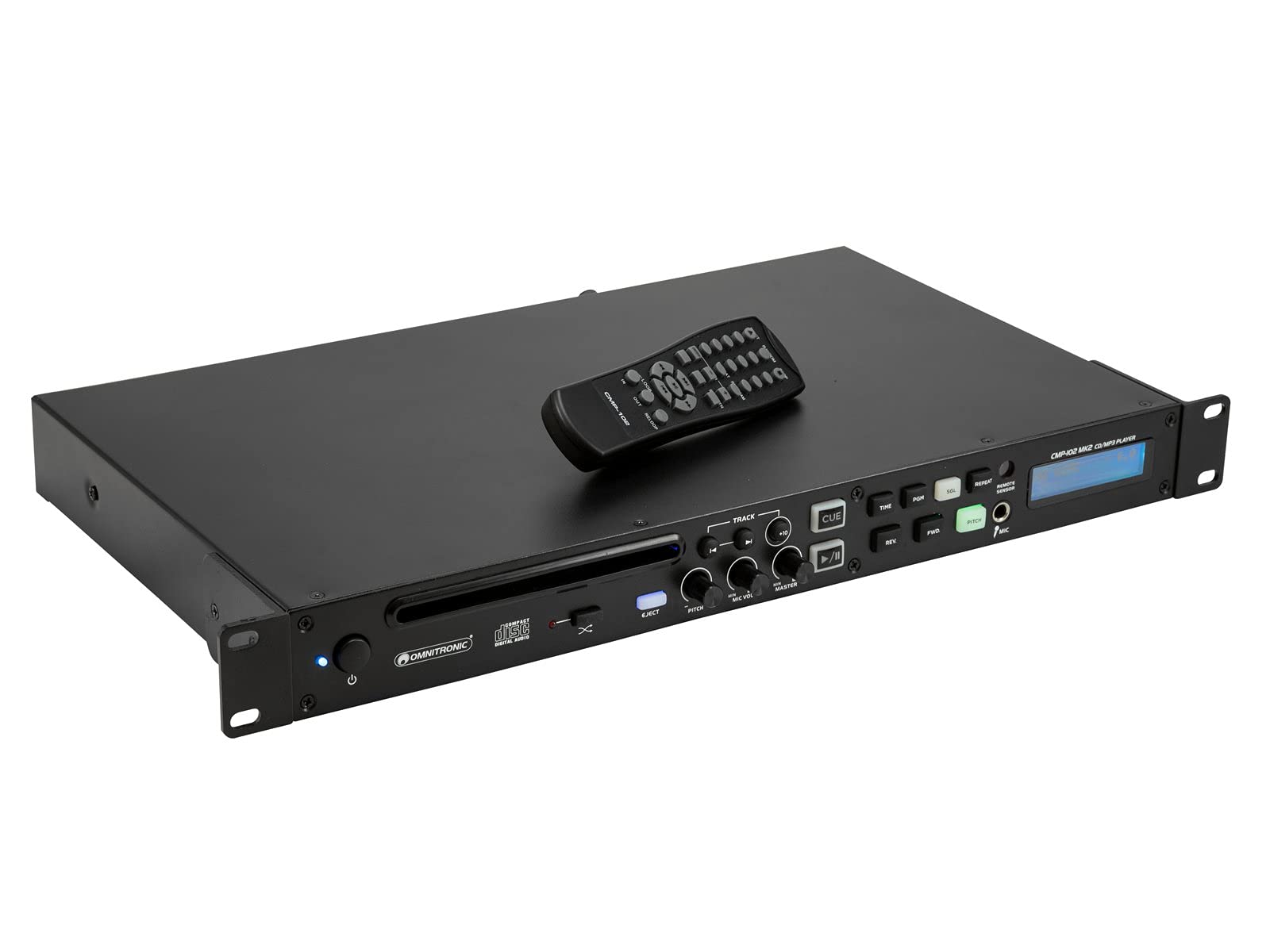 Omnitronic CMP-102 MK2 Reproductor de CD único DJ de 19