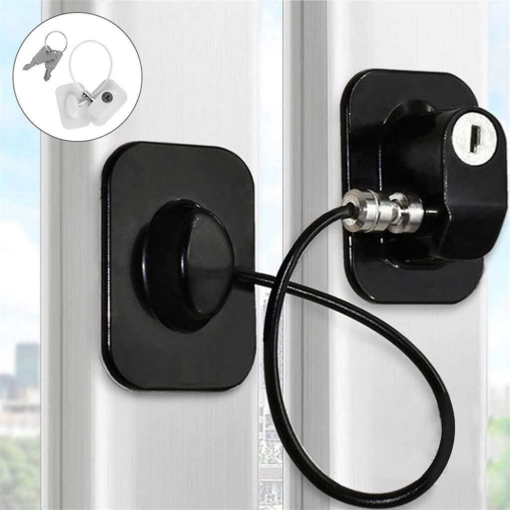 1 Ordenador Personal Bloqueo de Ventanas Bloqueo de Seguridad para niños Protección del bebé Niños de ser heridos por Bay Bloqueo Windows Cabinete de Puerta Limitador Limitador(3-Pack)