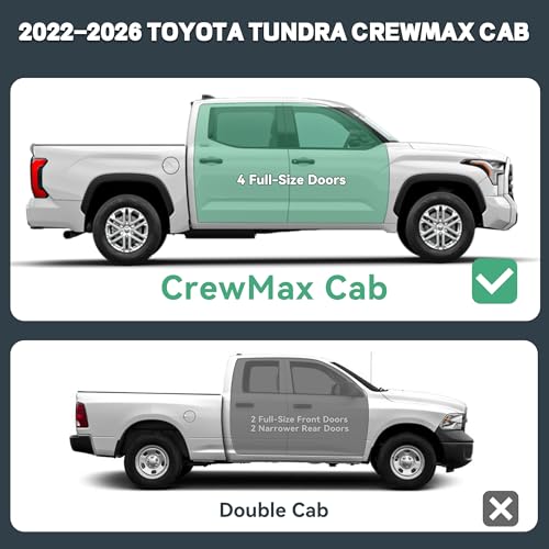 Estribos laterales para Toyota Tundra CrewMax 2022-2026 miniatura 2