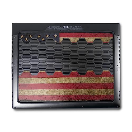 Image of MightySkins Skin Compatible with Alienware M18 R1 (2023) Full Wrap Kit - Vintage Flag | Protective, Durable, and Unique Vinyl Decal wrap Cover | Easy to Apply & Change Styles | Made in The USA