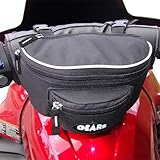 GEARS Small Handlebar Bag for Motorcycle, Trike, Snowmobile, ATV | Water-Resistant...