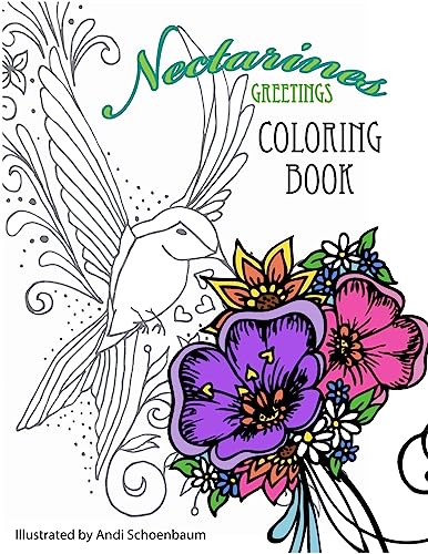 Nectarines Greetings Coloring Book for All Ages