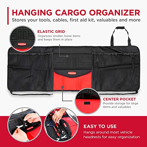 Rubbermaid Automotive Hanging Organizer: Back Seat Cargo Area/Car Trunk Storage Caddy #TOP1