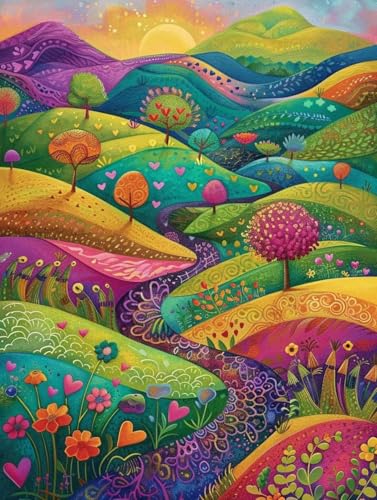 Peinture numéro adulte paysage créatif pour animer vos week-ends détente en famille