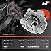 A-Premium Disc Brake Caliper Assembly with Bracket Compatible with Select BMW Models - 330Ci 2001-2006, 330i 2001-2005, X3 2004-2010, E46 E83 Series - Rear Driver and Passenger Side