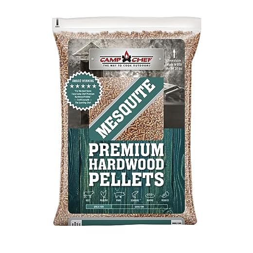 Camp Chef Southwest Mesquite BBQ Pellets, Hardwood Pellets for Grill, Smoke, Bake, Roast, Braise and BBQ, 20 lb. Bag