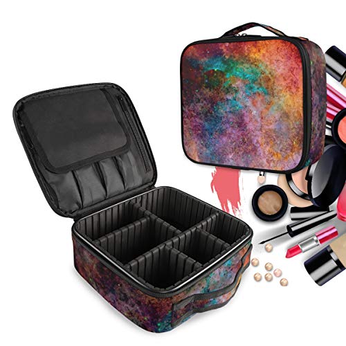Trousse sac cosmétique Espace Coloré avec cloisons amovibles