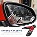 YTFRL 2 PCS Blind Spot Mirror, Adjustable Wide Angle Convex Side Rearview Mirrors, Long Framed Rectangular HD Glass Rear View Mirror for Sedans SUVs Trucks, Car Accessories (Framed Medium)