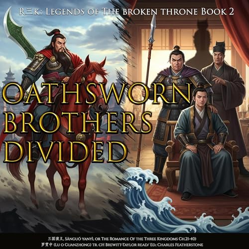 Oathsworn Brothers Divided Audiolibro Por Luo Guanzhong, CH Brewitt-Taylor, Charles Featherstone arte de portada