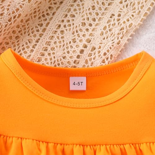 Image of Axumity Kid Girl Clothes Ruffle Sleeve Top Floral Allover Pants 3-9 Years Fall Outfit Set