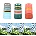 YZZLZH Striped Golfs Iron Ferrules Golfs Sleeve Ferrules End Caps Iron Tube Covers Tapered for Most Shaft for Taper Tip Wedges
