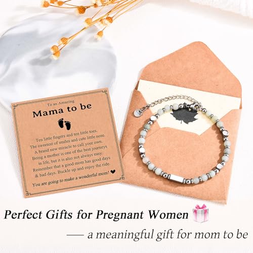 Mothers Day Gifts for Women: Aunt, New Mom, Mother-in-Law, Bonus Mom, Tiny Stone Bracelets - Birthday & Christmas Jewelry3