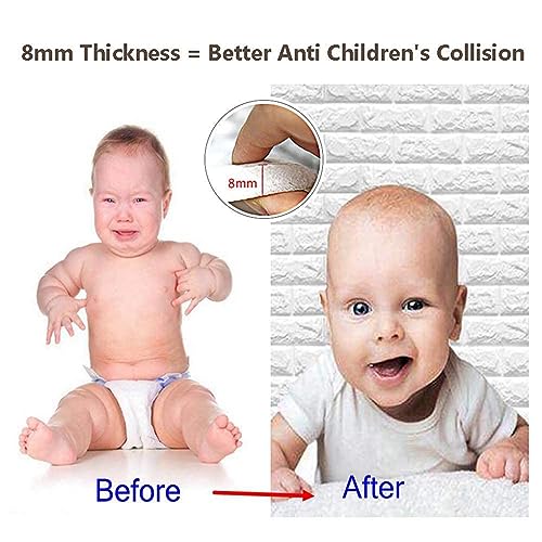 Arthome Brick Wall Panels 10 Pcs Covers 58 Sq.ft,Peel and Stick 3D Wallpaper,Self Adhesive Waterproof Foam Faux Brick for Living Room,Bedroom,Laundry,Kitchen,Fireplace,TV Wall Decoration