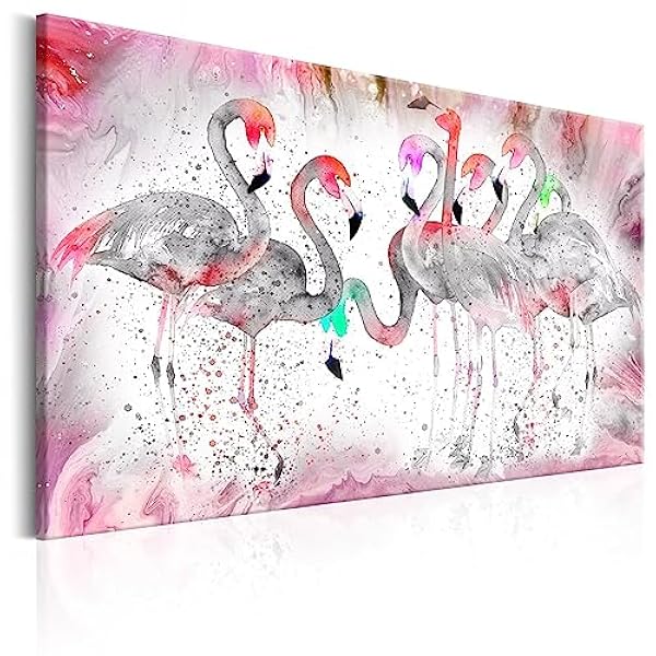 Diamond Painting Kit Completo,5D DIY Pittura Diamante,Strass Cristallo Punto Croce Art Ricamo Pittura Craft per Pareti Domestiche per Adulti Decorazioni Famiglia Di Fenicotteri Round drill,100x200cm