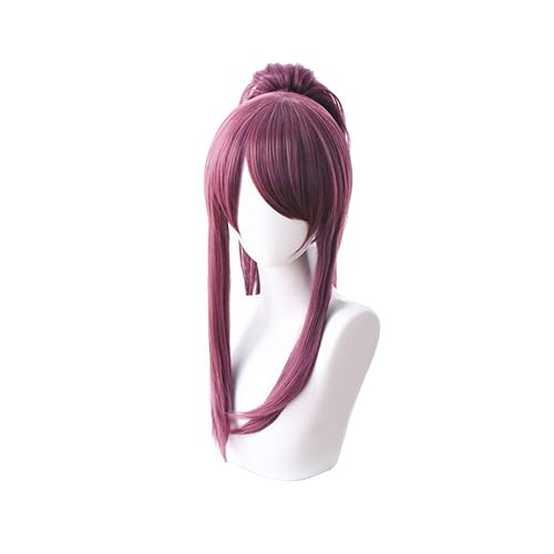 Miniatura 2 de Peluca para mujer de 177 lisa color morado