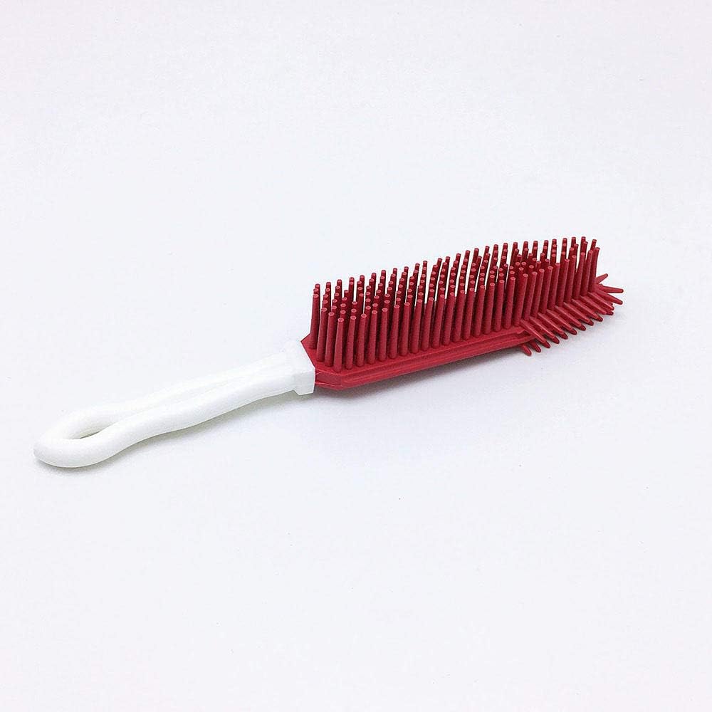 Pet Hair Remover Brushes Pet Dog Cat Hair Silicone Bath Brush Hang Comb Soft Sticky Hair Tool Portable Cleaning Tool 4Pcs Red