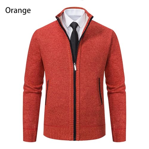 for Man Fall Winter Long Sleeve Neck Sweater Crochet Warm Fuzzy Knit Coat Mens 2025 Fashion2