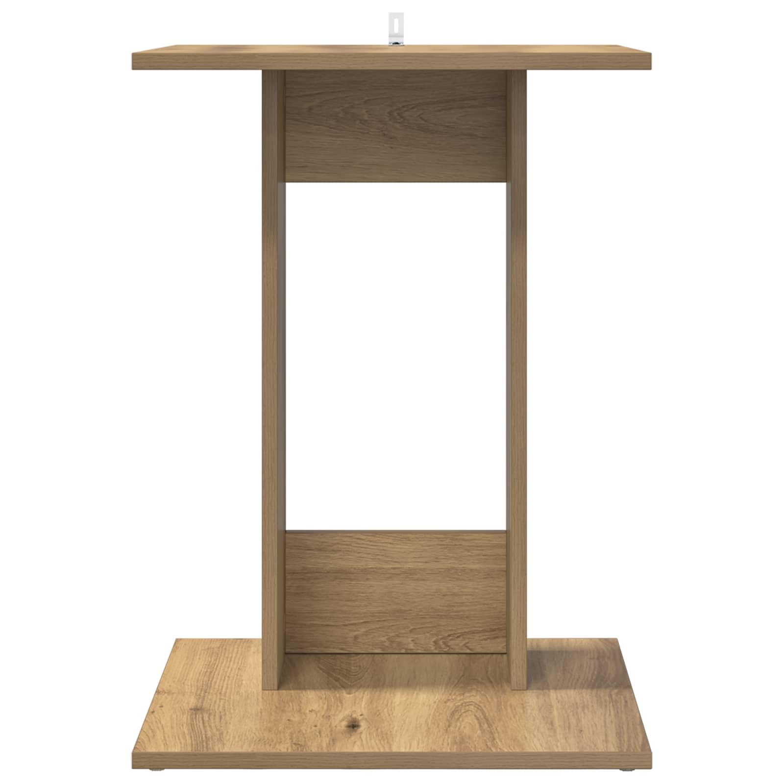 Mesa auxiliar de roble Artisan, 45 x 40 x 62,5 cm, de madera, mesa de café y mesa de café, mesa de centro estrecha para salón y dormitorio, mesita de noche rectangular