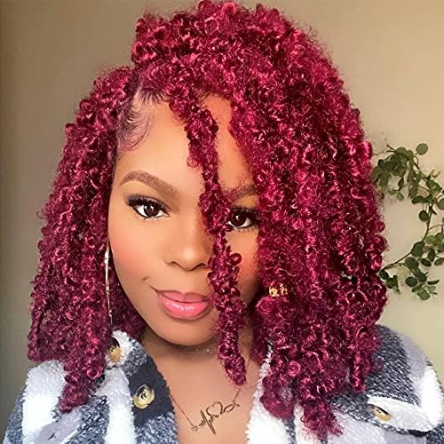 burgundy butterfly locs