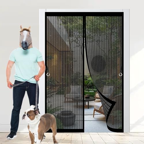 Moustiquaire anti-moustiques magnétique 128x124 sans abîmer vos portes - 2