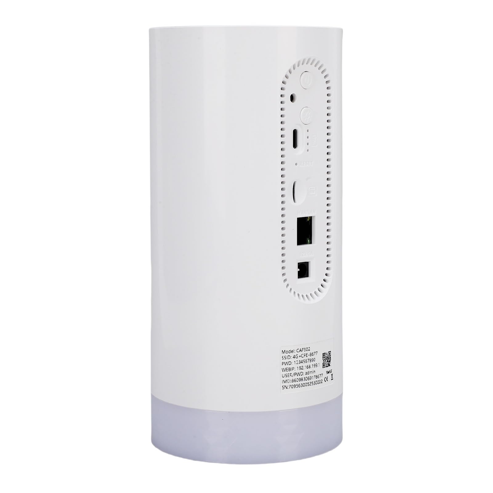 Annadue Hotspot WiFi Portatile 4G CPE CAT6 Condivisione Internet per Dispositivi Multipli, Batteria a Lunga Durata, Indicatori LED | per attività All'aperto 7,87x3,74x3,62 Pollici