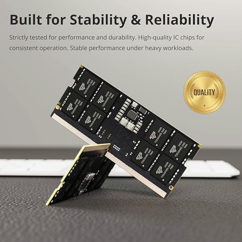 Image of Timetec 32GB DDR5 5600MHz PC5-44800 Unbuffered Non-ECC 1.1V CL46 2Rx8 Dual Rank 262Pin SODIMM Laptop Memory RAM Module Upgrade