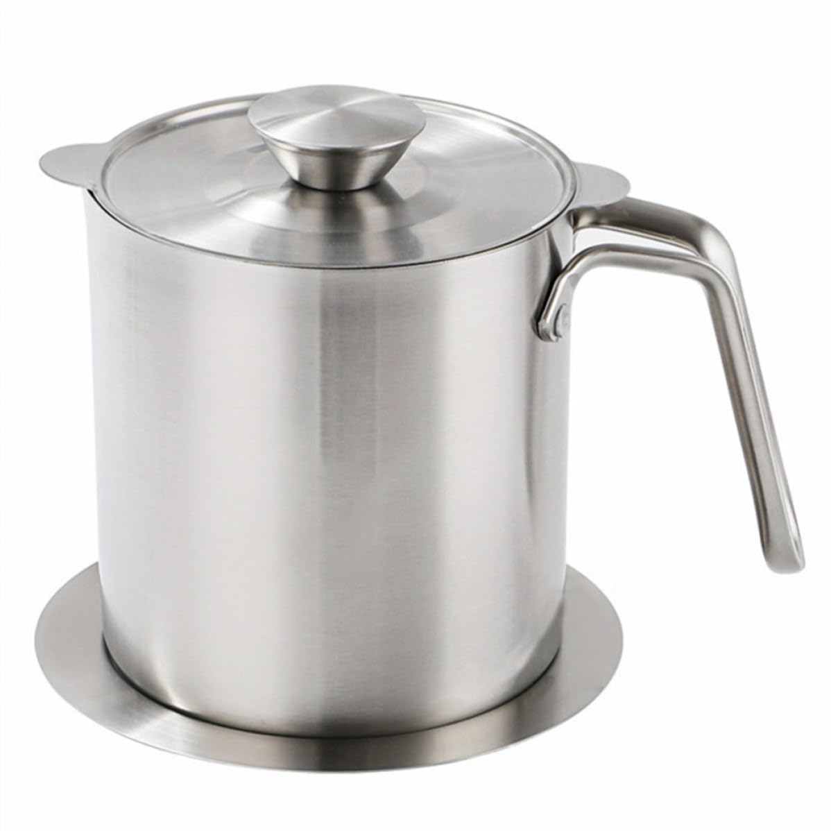 Contenedor de aceite de cocina para el hogar con mango antiquemaduras y tapa