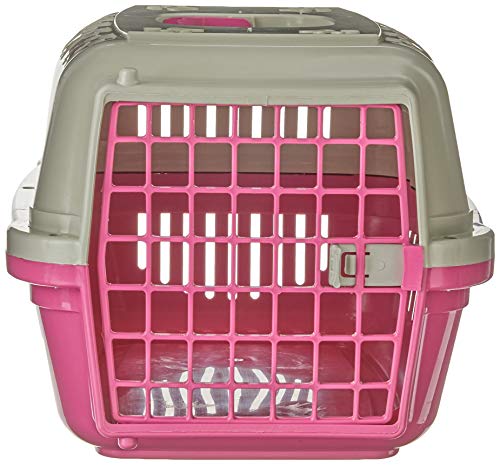 Caixa Transporte Falcon N.1 Rosa Durapets para Cães
