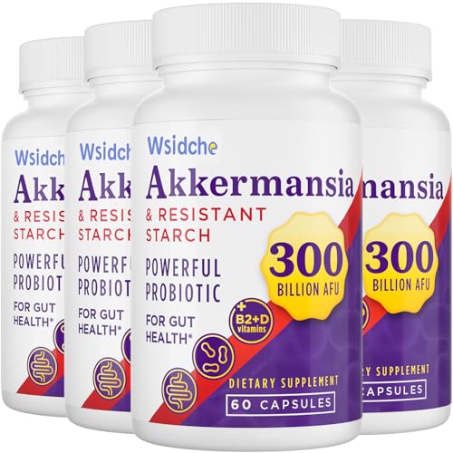 300 Billion AFU Akkermansia Muciniphila, GLP1 Supplement for Women & ...