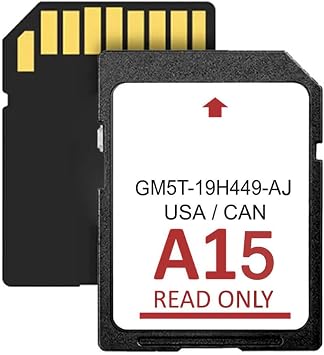 A15 Navigation SD Card - 2025 Map Update for Ford & Lincoln SYNC 2 GM5T-19H449-AJ - Compatible with F-150, Explorer, Expedition, Escape, Fusion, Edge, MKZ, MKX USA & Canada GPS Navigation Update
