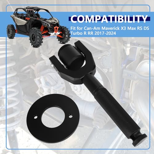 Image of X3 Belt Changing Tool X3 Clutch Removal Kit Compatible with Can-Am Maverick X3 Max RS DS Turbo R RR HD11 2017-2026, Belt Changing Tool Fits for 64'' /72'' Wheel Base Width (Black)