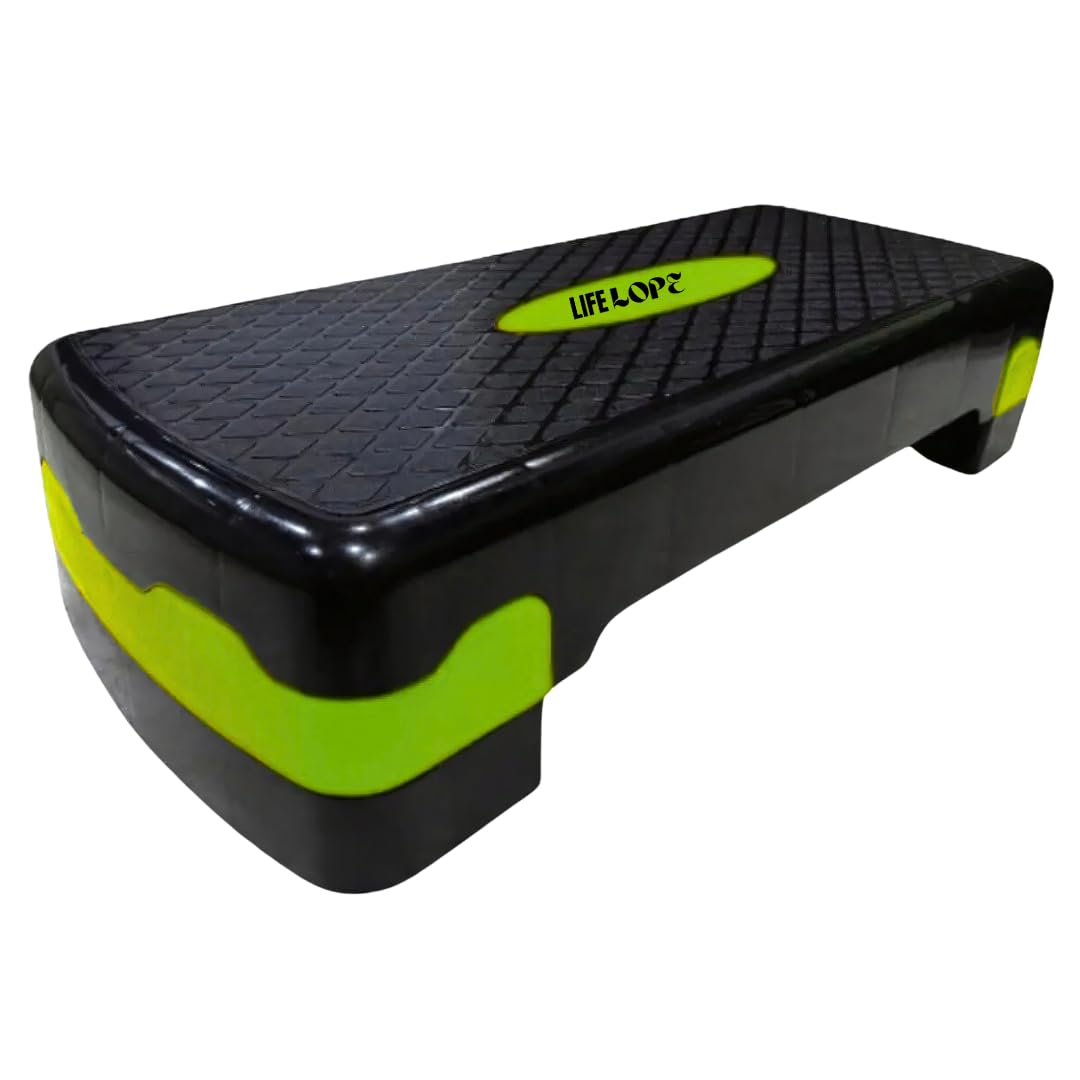 Lifelope Aerobic Stepper, Adjustable Home Gym Exercise Fitness Stepper, Body Fitness, Aerobics Stepper with 2 Height Level (10-15 Cm) Adjustments, Max Weight Upto 250kg Color (Grassy Green) (B0D9SV671Q) Amazon Price History, Amazon Price Tracker