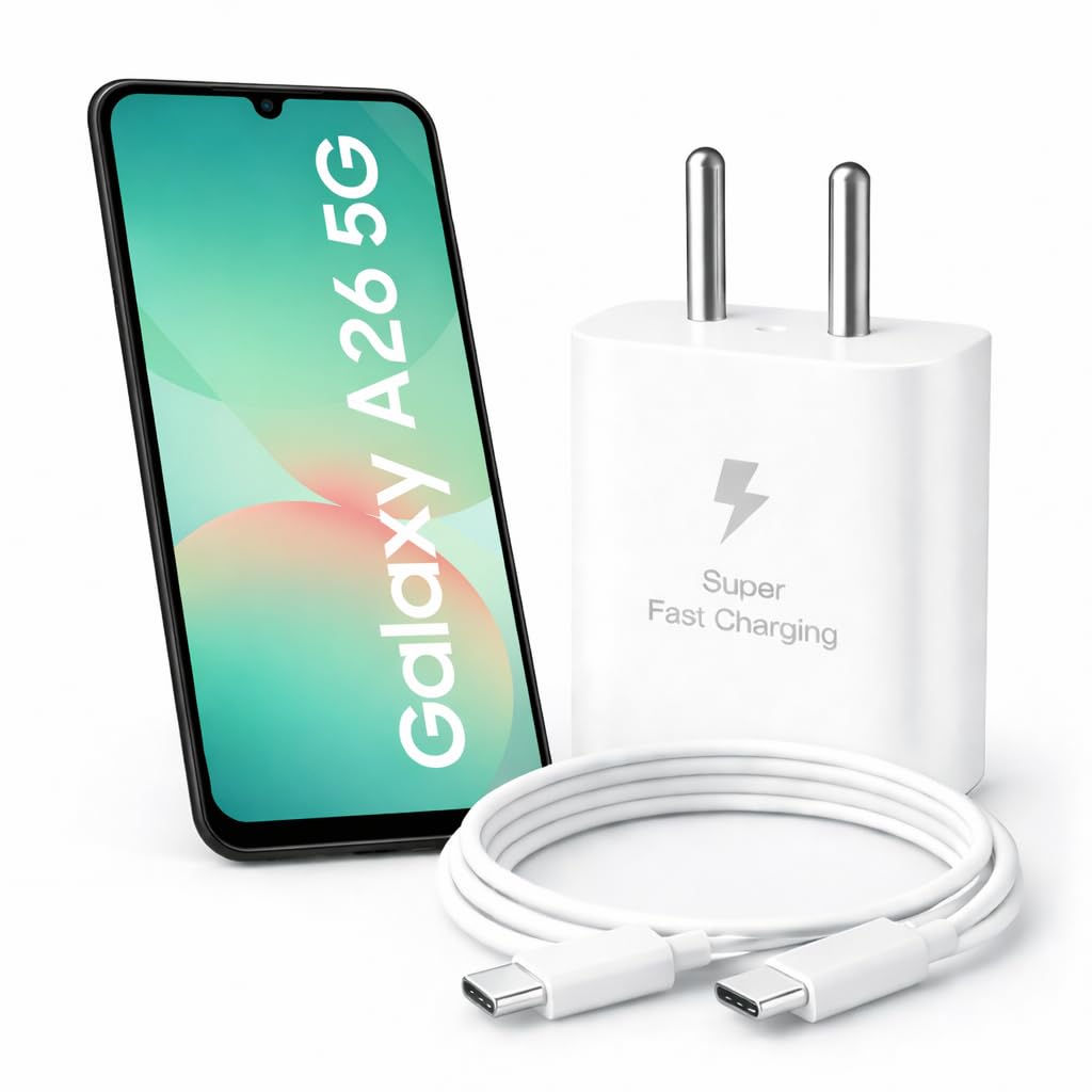 25W Charger for Samsung Galaxy A26 with Type-C to C Cable | Super Fast Charging PD Adapter for Galaxy S26/S25 Ultra, S24 FE, M17e/A36/A16, M15/M17/M55 5G, F17/F70e/Z Fold & S/A/M/F/Z Series Phones-image-49