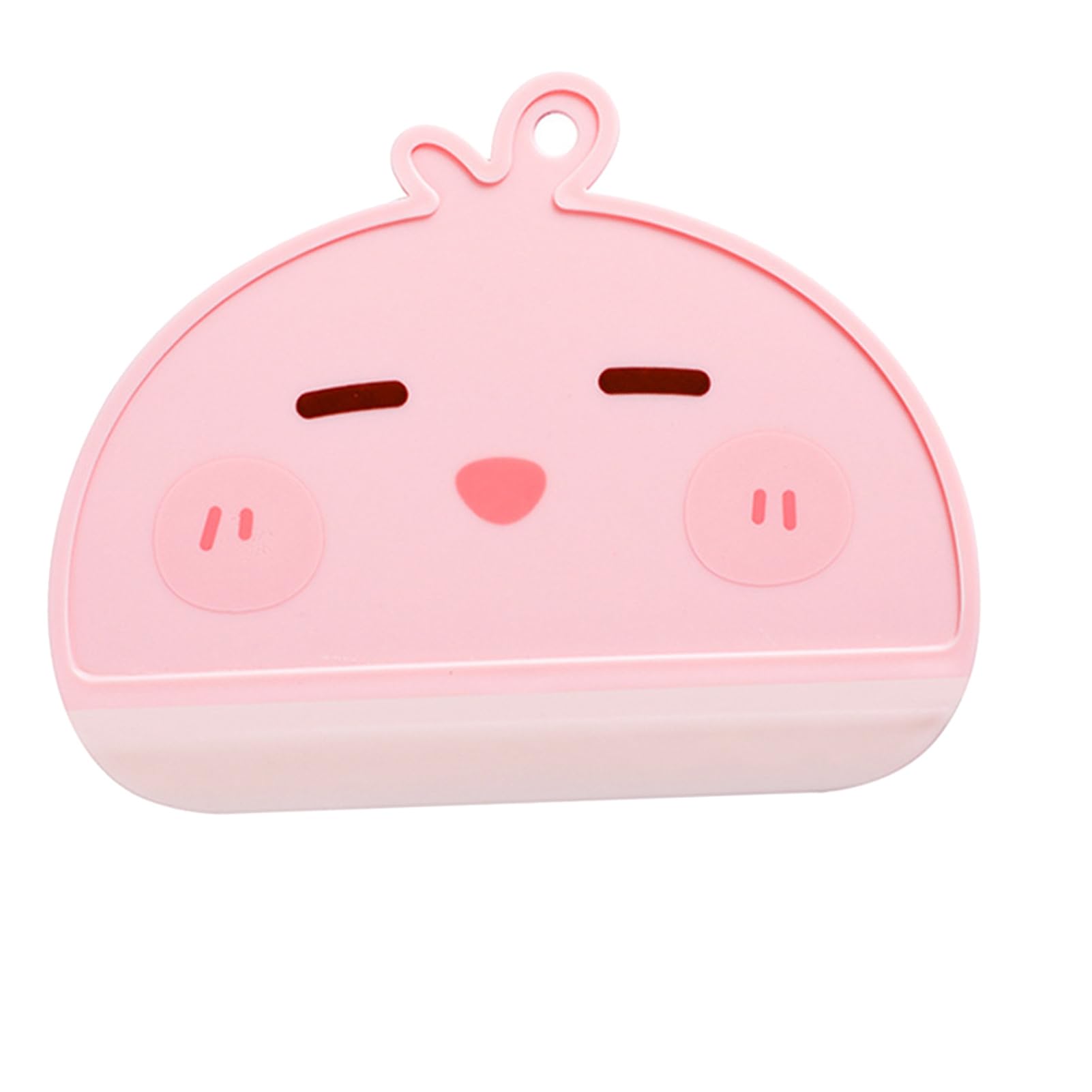 Shower Squeegee Cartoon Shaped Easy Cleansing Window Mirror Water Scraper for Home Bathroom (Pink)