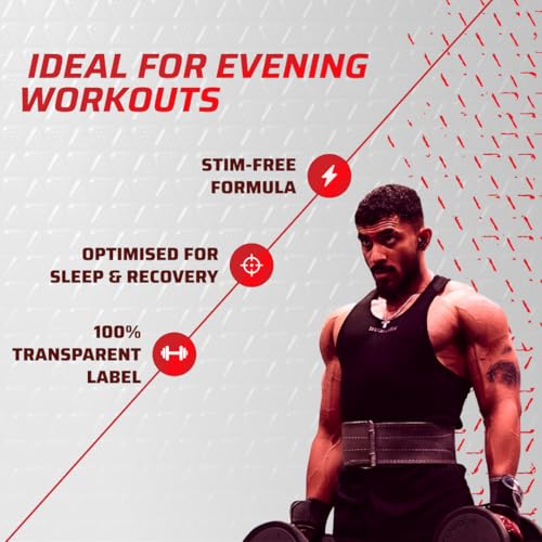 Image of Dynamite Caffeine Free Pre Workout For Men (30 Serving, Green Apple) | Stim Free | No Caffeine | 200mg Alpha GPC | 650mg Citrulline Complex | Ideal For Beginners | Pre Workout - 390g