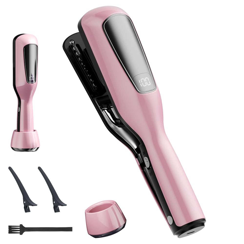 Spliss Entferner Gerät, Kabelloser Tragbarer Splissentferner, Effektiv Split Ends Hair Trimmer, Spliss Trimmer mit Negativ Ionen Haarpflege und Leistungsanzeige, Splizzentferner für Haare