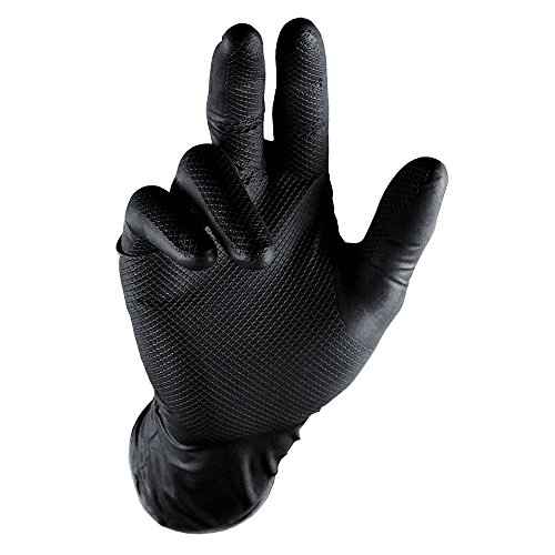 Preisvergleich Produktbild Grippaz qgr-b-XL Arbeitshandschuhe, Schwarz, XL, Stück von 50