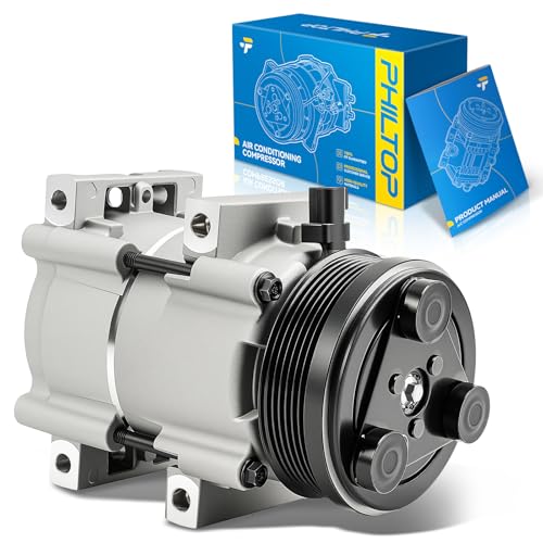 Image of PHILTOP 68193 Air Conditioner AC Compressor with Clutch for Ford Mustang 2007-2010 4.0L