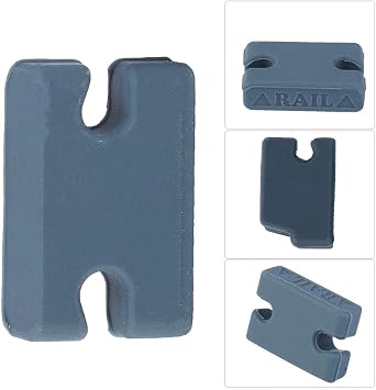 Tbest FCS 2 Kit,Surfboard Fin Compatibility Kit,5 PCS/Set PVC Fin Compatibility Kit Tab Infill Surfboard Accessories FCS 2 FCS 2 tab infill kit