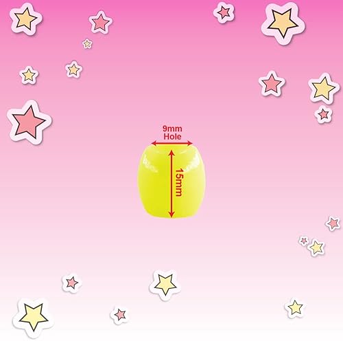 Miniatura 7 de Kit de fabricación de joyas de cuentas para manualidades, pulseras para trenzar el cabello, manualidades, poni (grande, redondo, rosa, morado,