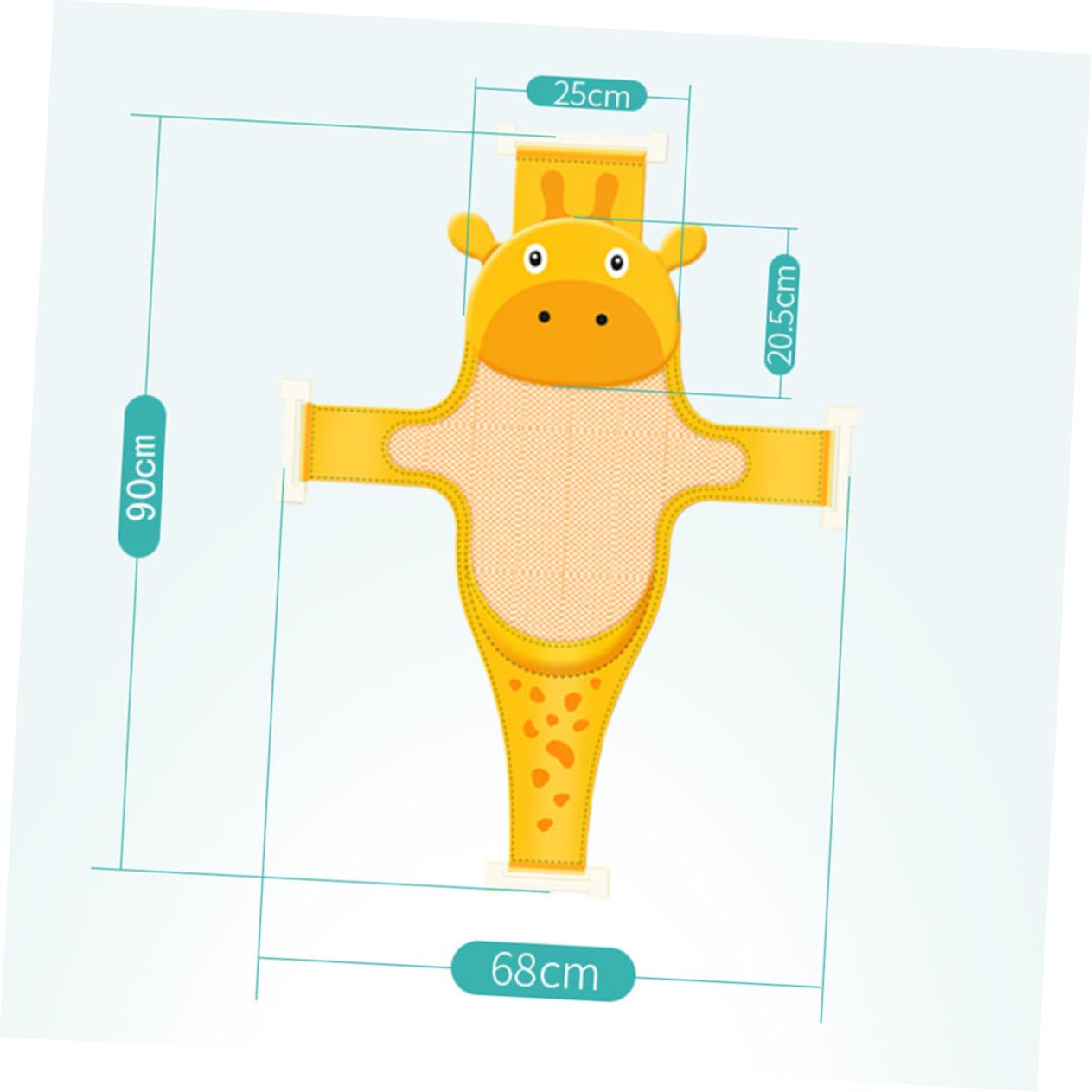 IWOWHERO Bath Lounger Seat Support Net for Bathtubs Non-Slip Mesh for Infants Bath Accessory