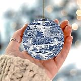 Taille parfaite : notre première décoration de Noël 2025 de 7,6 cm est claire et élégante. Elle est parfaite pour accrocher sur le sapin de Noël, décoration de mariage.